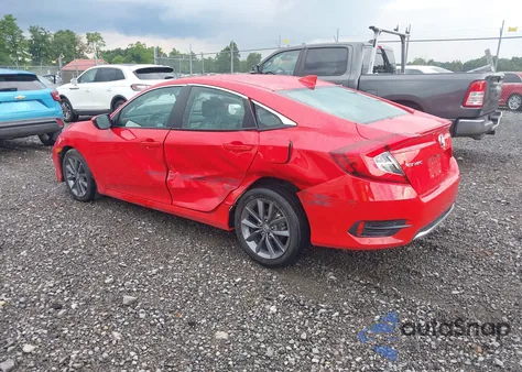 2021 Honda Civic Ex-L из США, поврежденный, VIN 2HGFC1F70MH704536